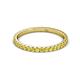 3 - Lara 2.00 mm Yellow Sapphire Eternity Band 