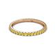 3 - Lara 2.00 mm Yellow Sapphire Eternity Band 