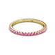 3 - Lara 2.00 mm Pink Sapphire Eternity Band 