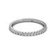 3 - Lara 2.00 mm Diamond Eternity Band 