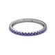 3 - Lara 2.00 mm Iolite Eternity Band 