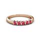 2 - Talia Ruby Wedding Band 