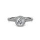 3 - Vida Signature Diamond Halo Engagement Ring 