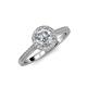 4 - Vida Signature Diamond Halo Engagement Ring 