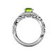 5 - Kalila Signature Peridot and Diamond Engagement Ring 