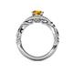 5 - Kalila Signature Citrine and Diamond Engagement Ring 