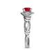6 - Kalila Signature Ruby and Diamond Engagement Ring 