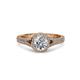 3 - Levana Signature Diamond Halo Engagement Ring 