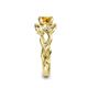 6 - Fineena Signature Citrine and Diamond Engagement Ring 
