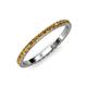 4 - Lara 2.00 mm Citrine Eternity Band 