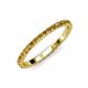4 - Lara 2.00 mm Citrine Eternity Band 