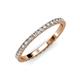 4 - Lara 2.00 mm Lab Grown Diamond Eternity Band 