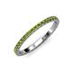 4 - Lara 2.00 mm Peridot Eternity Band 