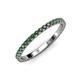 4 - Lara 2.00 mm Lab Created Alexandrite Eternity Band 