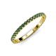 4 - Lara 2.00 mm Lab Created Alexandrite Eternity Band 