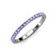 4 - Lara 2.00 mm Tanzanite Eternity Band 