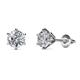 1 - Kenna Natural Round Diamond Six Prongs Martini Solitaire Stud Earrings 