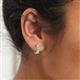 4 - Candice 2.10 mm Lab Grown Diamond Double Row Hoop Earrings 