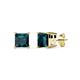 1 - Zoey London Blue Topaz (4mm) Solitaire Stud Earrings 