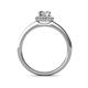 5 - Syna Signature Diamond Halo Engagement Ring 