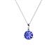 1 - Sheryl 5.00 mm Tanzanite Solitaire Pendant 