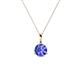 1 - Sheryl 5.00 mm Tanzanite Solitaire Pendant 