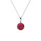 1 - Sheryl 5.80 mm Ruby Solitaire Pendant 