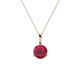 1 - Sheryl 5.80 mm Ruby Solitaire Pendant 