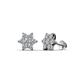 1 - Amora Diamond Flower Earrings 