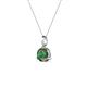 3 - Sheryl 5.00 mm Lab Created Alexandrite Solitaire Pendant 