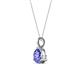 3 - Sheryl 6.50 mm Tanzanite Solitaire Pendant 