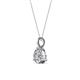 3 - Sheryl 6.50 mm Diamond Solitaire Pendant 