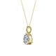 3 - Sheryl 6.50 mm Diamond Solitaire Pendant 