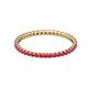 2 - Joyce 1.50 mm Ruby Eternity Band 