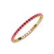 3 - Joyce 1.50 mm Ruby Eternity Band 