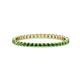 1 - Joyce 1.50 mm Green Garnet Eternity Band 