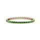 1 - Joyce 1.50 mm Green Garnet Eternity Band 