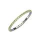 3 - Joyce 1.50 mm Peridot Eternity Band 