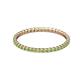 2 - Joyce 1.50 mm Peridot Eternity Band 