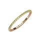3 - Joyce 1.50 mm Peridot Eternity Band 