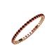 3 - Joyce 1.50 mm Red Garnet Eternity Band 