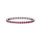 1 - Joyce 1.50 mm Rhodolite Garnet Eternity Band 