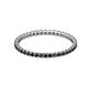 2 - Joyce 1.50 mm Black Diamond Eternity Band 