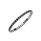 3 - Joyce 1.50 mm Black Diamond Eternity Band 