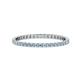 1 - Joyce 1.50 mm Aquamarine Eternity Band 