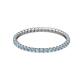 2 - Joyce 1.50 mm Aquamarine Eternity Band 