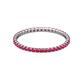 2 - Joyce 1.50 mm Ruby Eternity Band 
