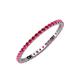 3 - Joyce 1.50 mm Ruby Eternity Band 