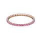 2 - Joyce 1.50 mm Pink Sapphire Eternity Band 