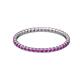 2 - Joyce 1.50 mm Amethyst Eternity Band 